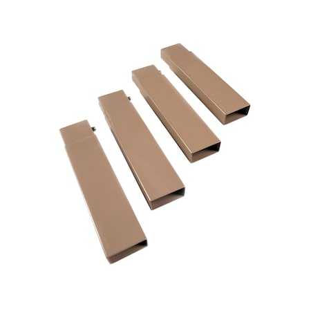 Disc-O-Bed Disc-O-Bed Leg Extenions Set, PK4 19802/TAN